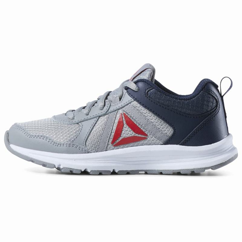 Adidasi Alergare Reebok Almotio 4.0 Baieti Gri/Bleumarin/Rosii/Albi Romania FC9825OZ